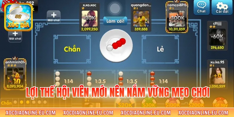Lợi thế hội viên mới nên nắm vững mẹo chơi