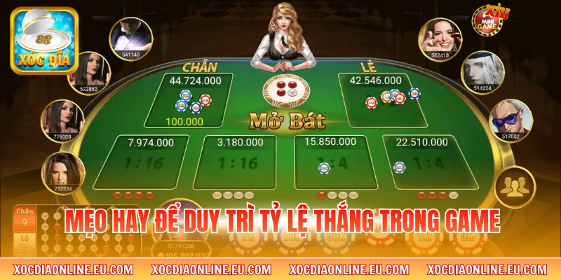 Mẹo hay để duy trì tỷ lệ thắng trong game 