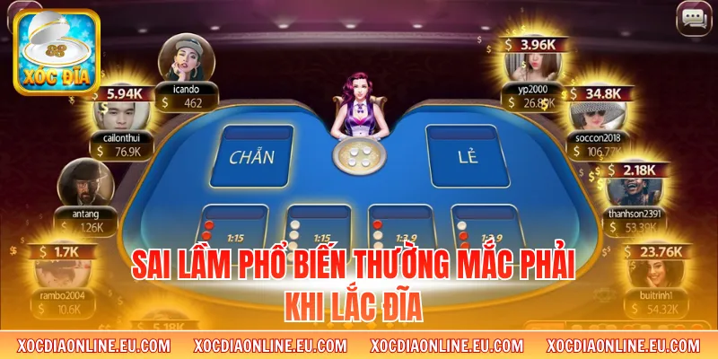 Sai lầm phổ biến thường mắc phải khi lắc đĩa