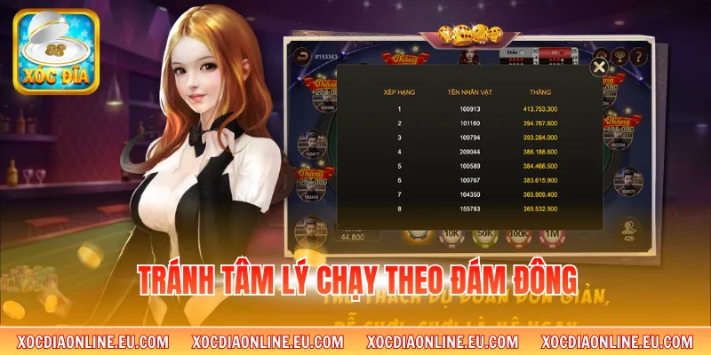 Tránh tâm lý chạy theo đám đông