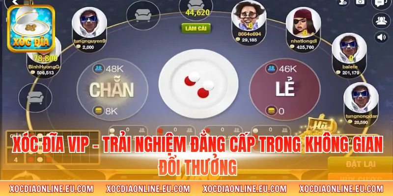 Xóc Đĩa Vip – Trải Nghiệm Đẳng Cấp Trong Không Gian Đổi Thưởng